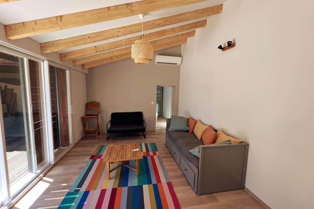 Petit Terme - Piscine - Clim - Parking Apartment Les Angles  Bagian luar foto