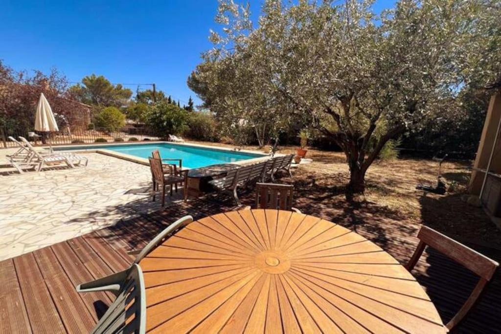 Petit Terme - Piscine - Clim - Parking Apartment Les Angles  Bagian luar foto